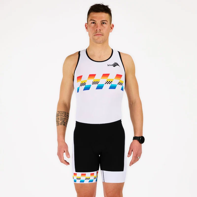 Trifonction sans manches Race Finisher White