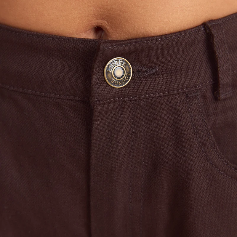 Jean Droit en Denim - Chocolat