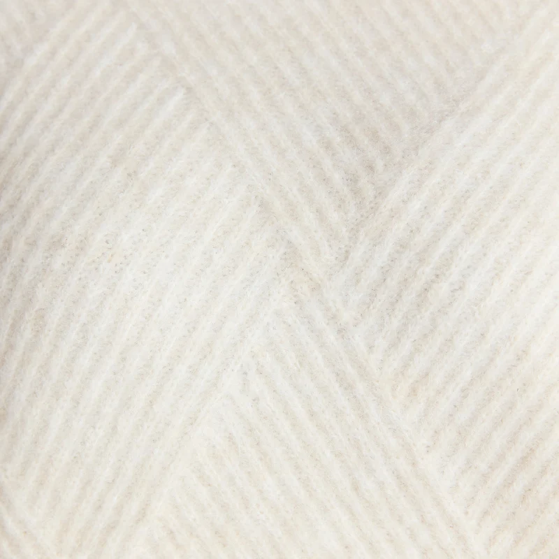Pull en Maille à Losanges - Crème