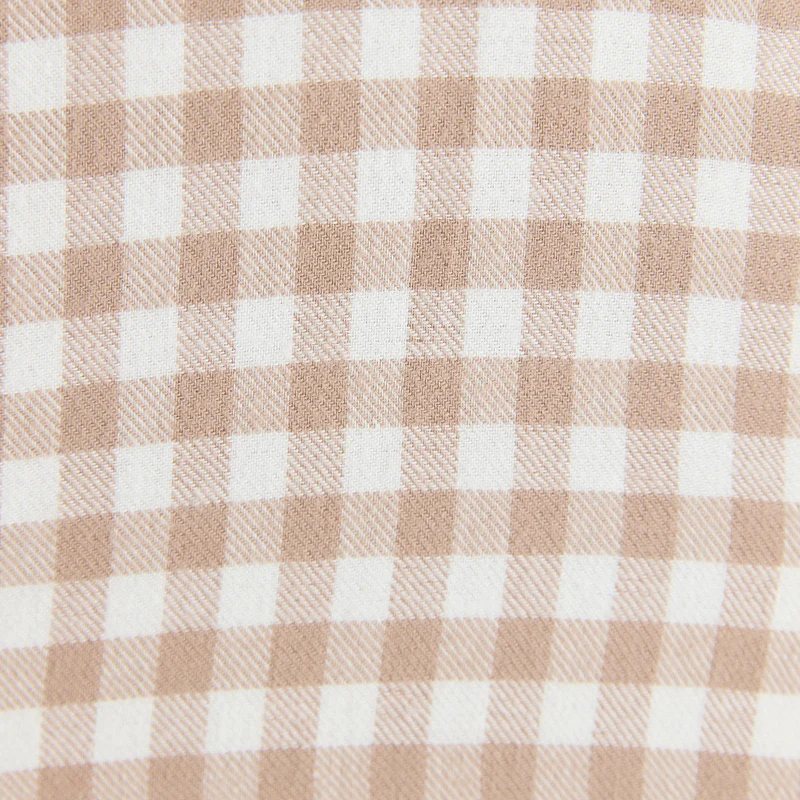 Chemise de Pyjama Vichy - Beige