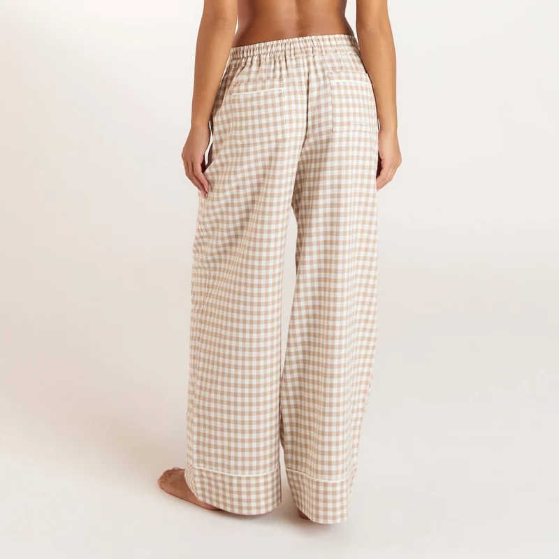 Pantalon de Pyjama Vichy - Beige