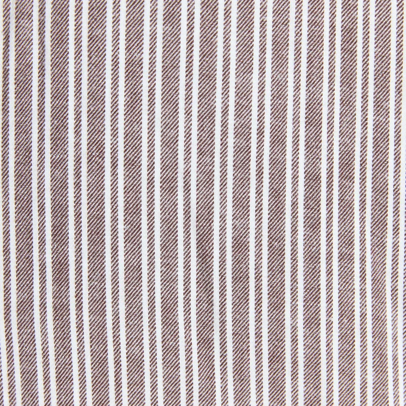 Chemise de Pyjama Stripe - Chocolat