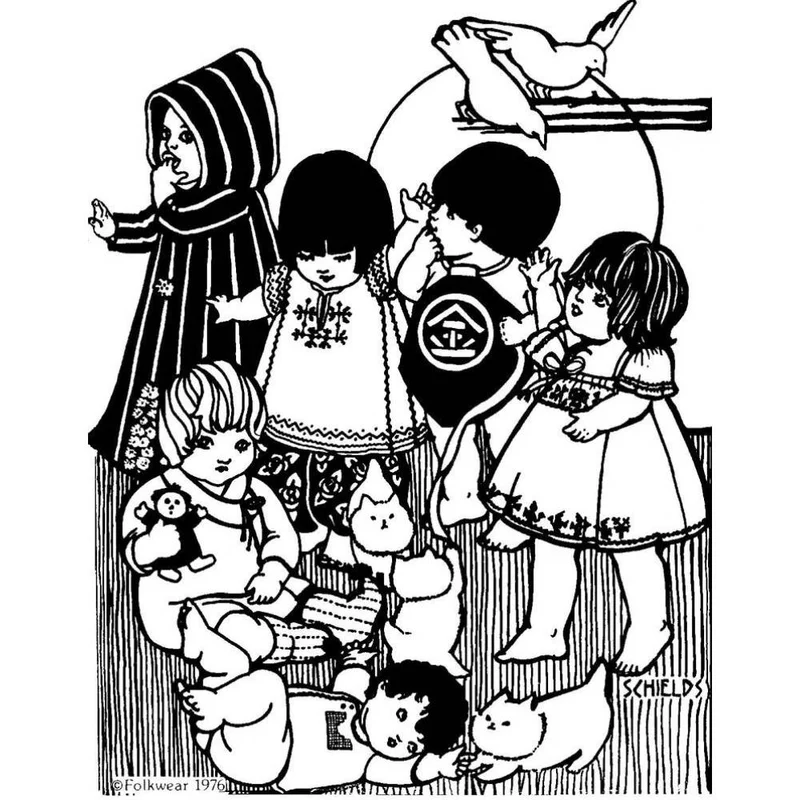 Patron de couture PDF | 109 Little Folks | Folkwear | Unisexe