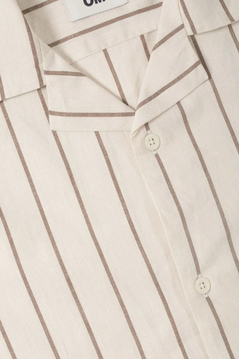 La chemise manches courtes coton lin