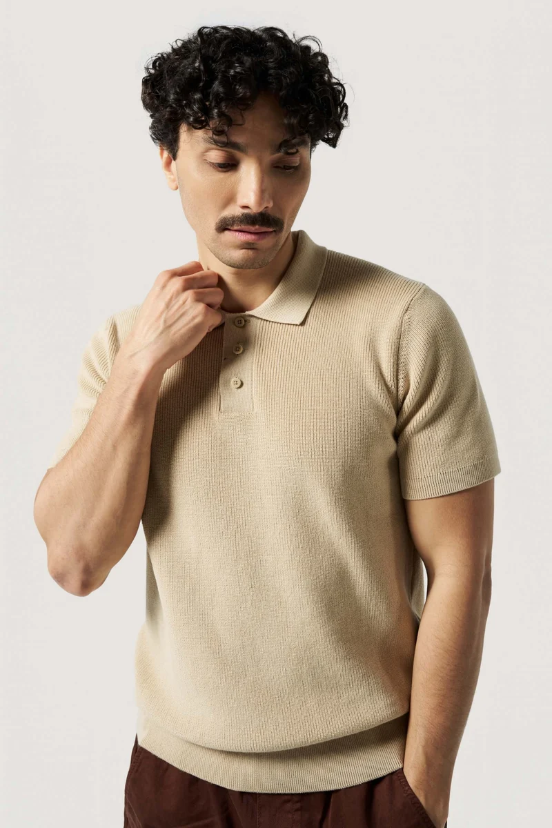 Le polo en maille