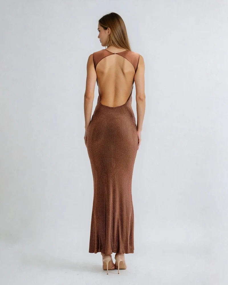 Robe Cocktail Strass - Nessa