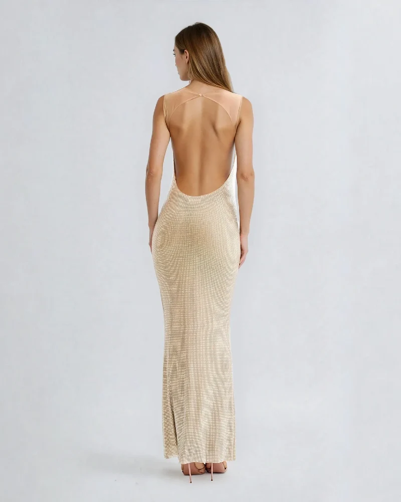 Robe Cocktail Strass - Nessa