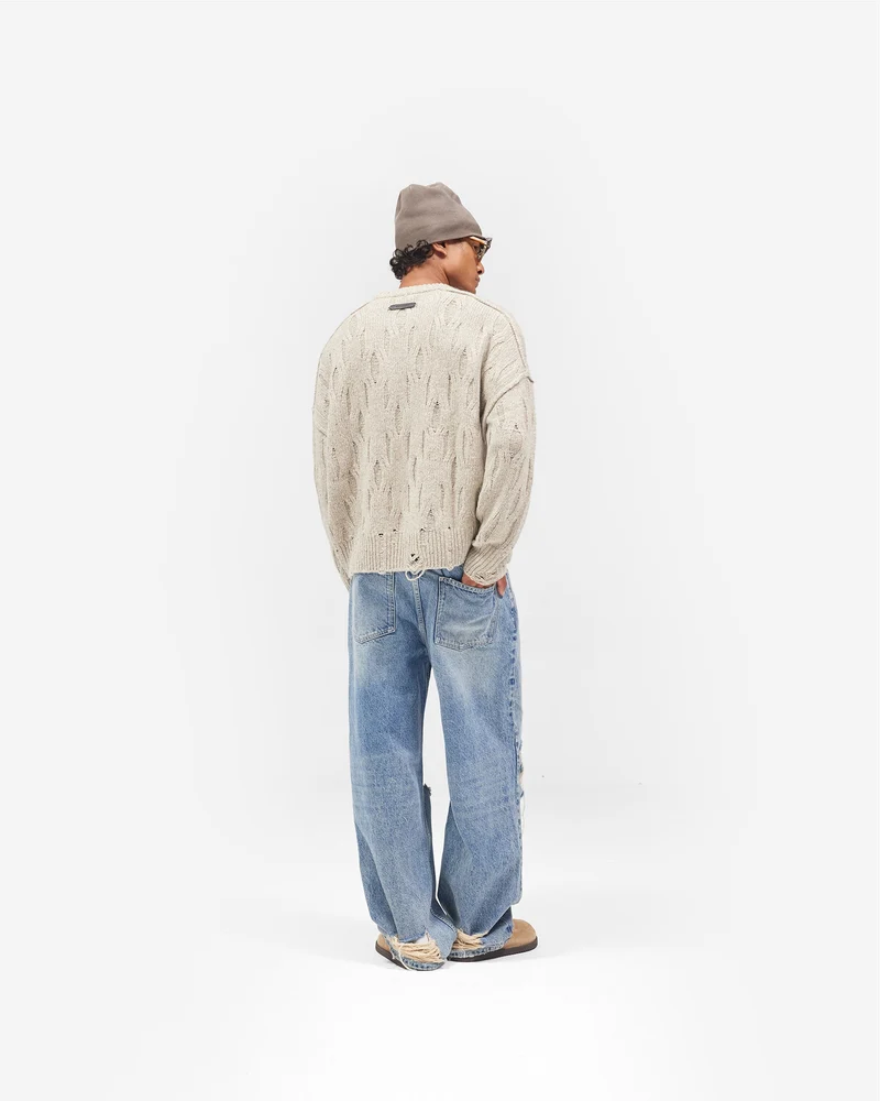 R3 Baggy Jean - Moss Blue