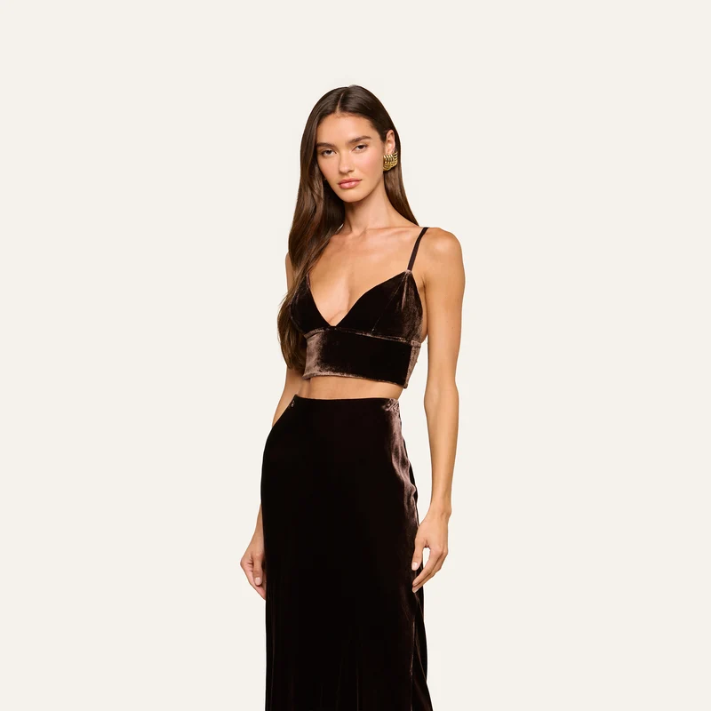 Aislin Velvet Bralette