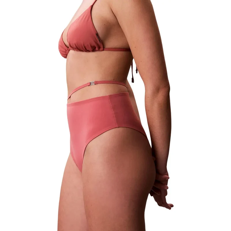 Calvin Klein Bas de bikini rose en nylon pour femme