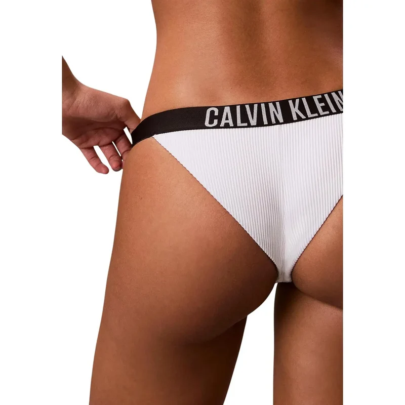Calvin Klein Jeans Maillot de bain brésilien en nylon blanc pour femme