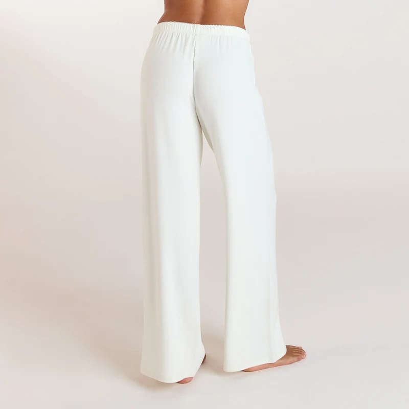 Pantalon de Pyjama Côtelé - Crème