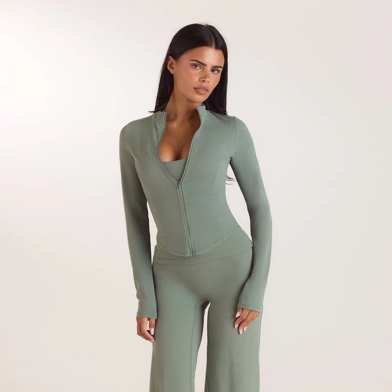 Veste Zippée ContourSoft™ - Sauge