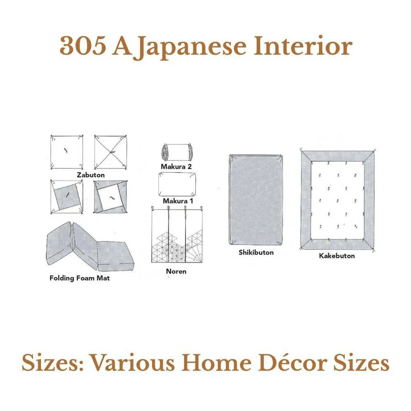 PATRON DE COUTURE PDF | 305 Un intérieur japonais | Folkwear