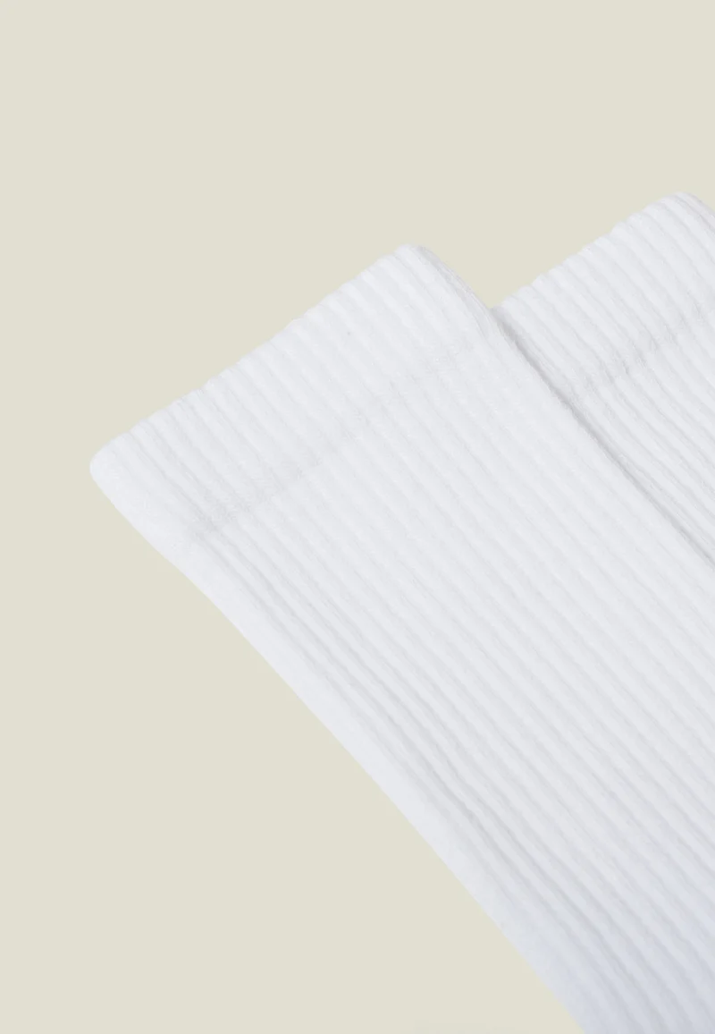 Les chaussettes côtelées