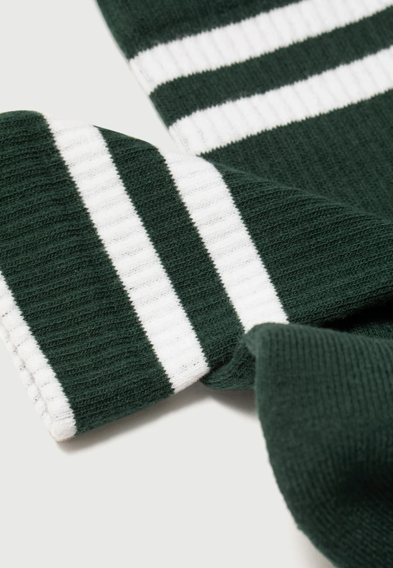 Les chaussettes côtelées