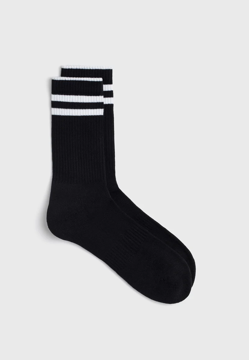 Les chaussettes côtelées
