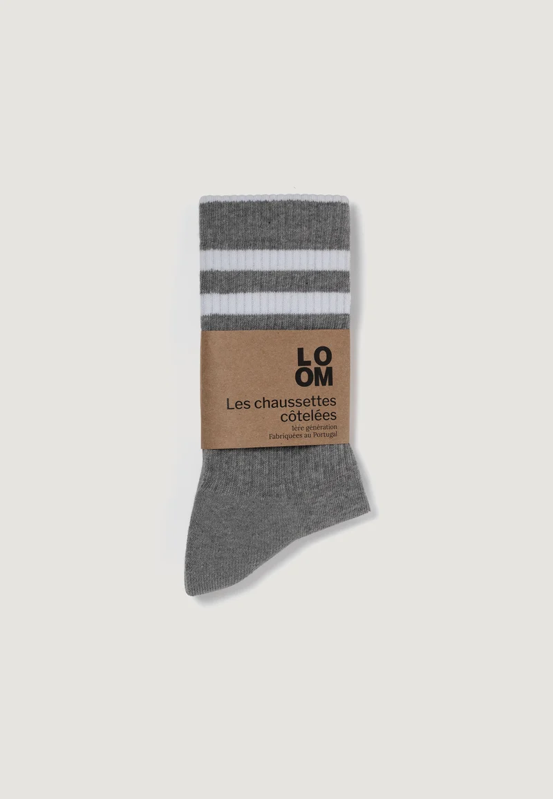 Les chaussettes côtelées