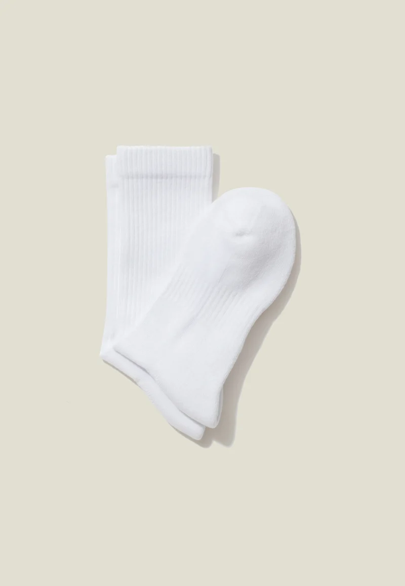 Les chaussettes côtelées