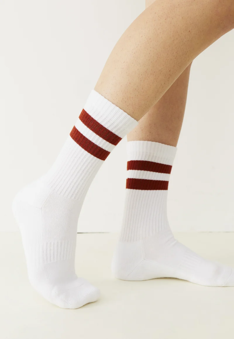 Les chaussettes côtelées