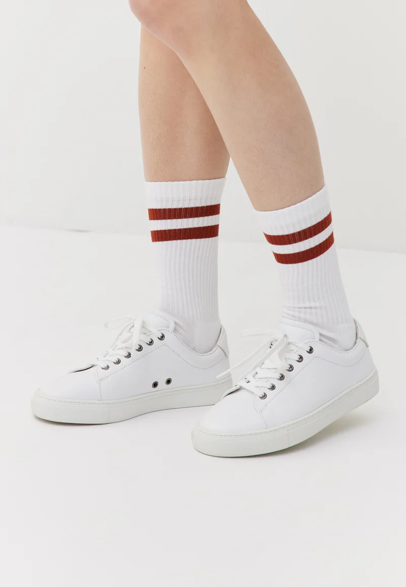 Les chaussettes côtelées