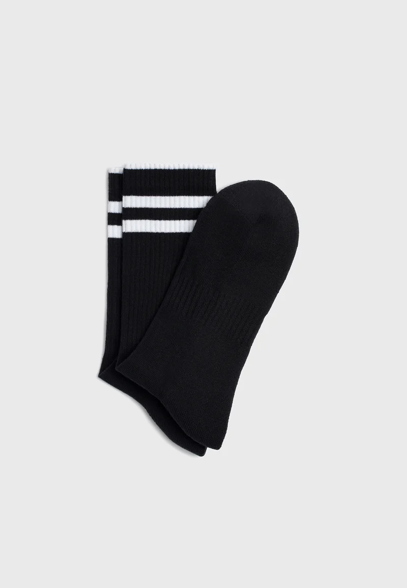 Les chaussettes côtelées