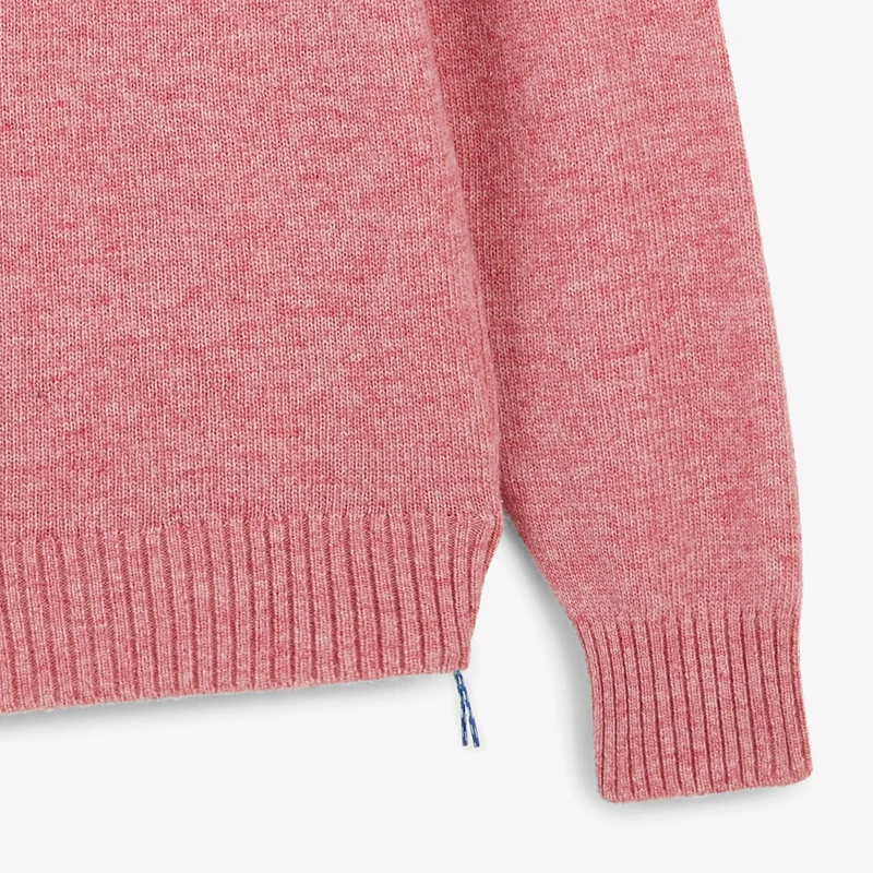 Pull col rond laine lambswool rose dalhia Madani SBPLAY