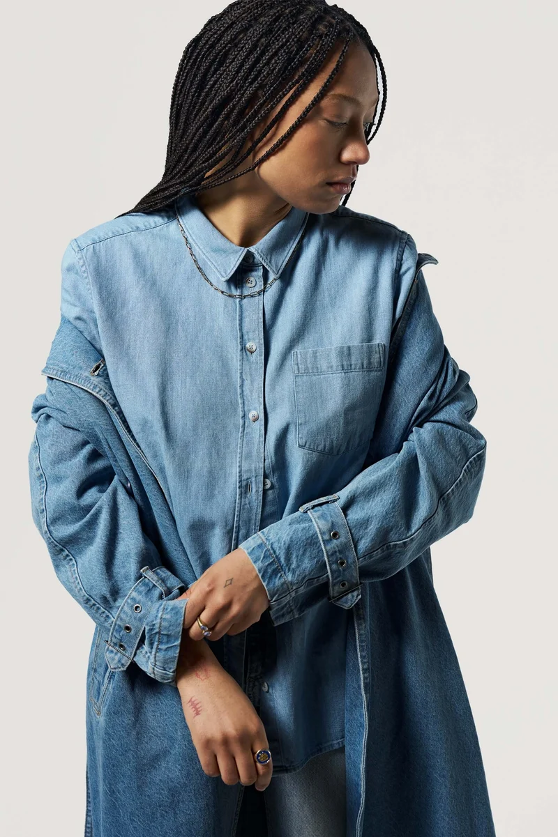 La chemise en jean