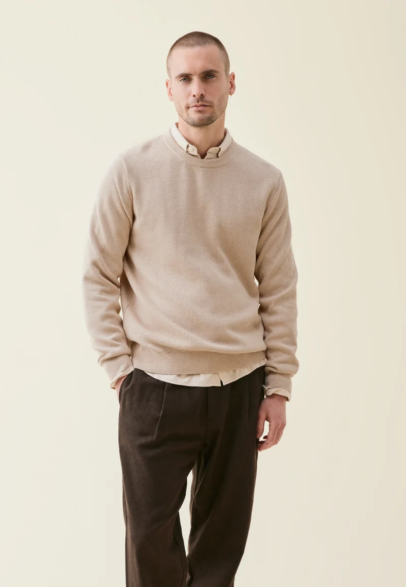 Le pull texturé
