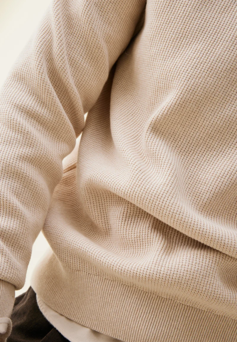 Le pull texturé