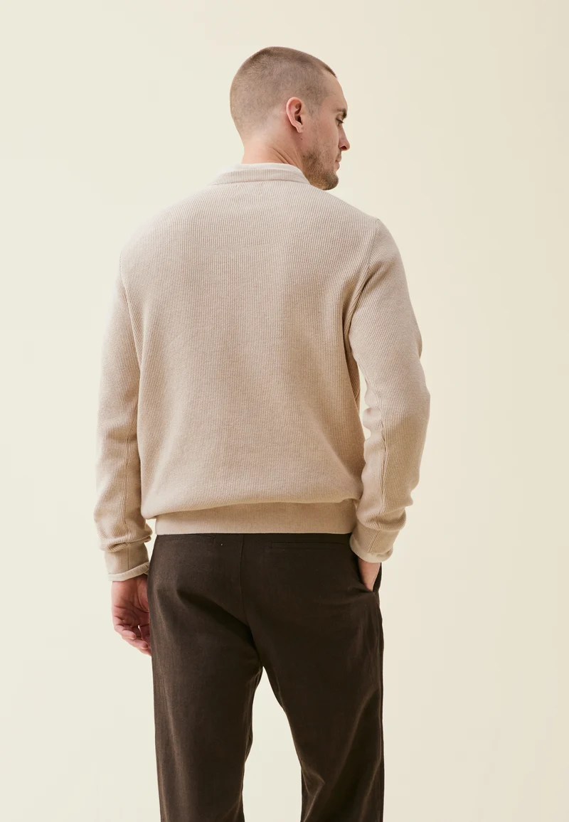 Le pull texturé