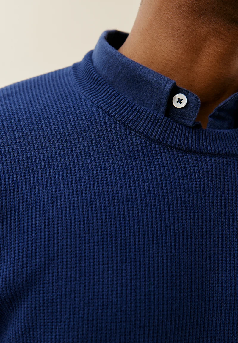 Le pull texturé