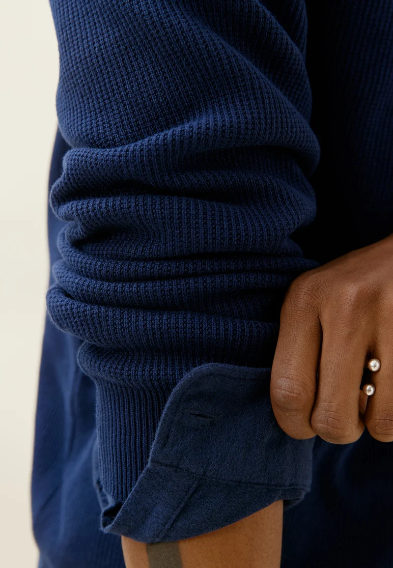 Le pull texturé