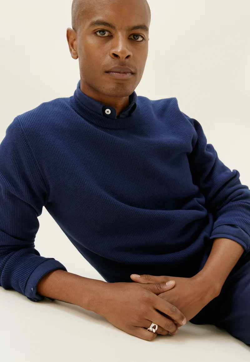 Le pull texturé