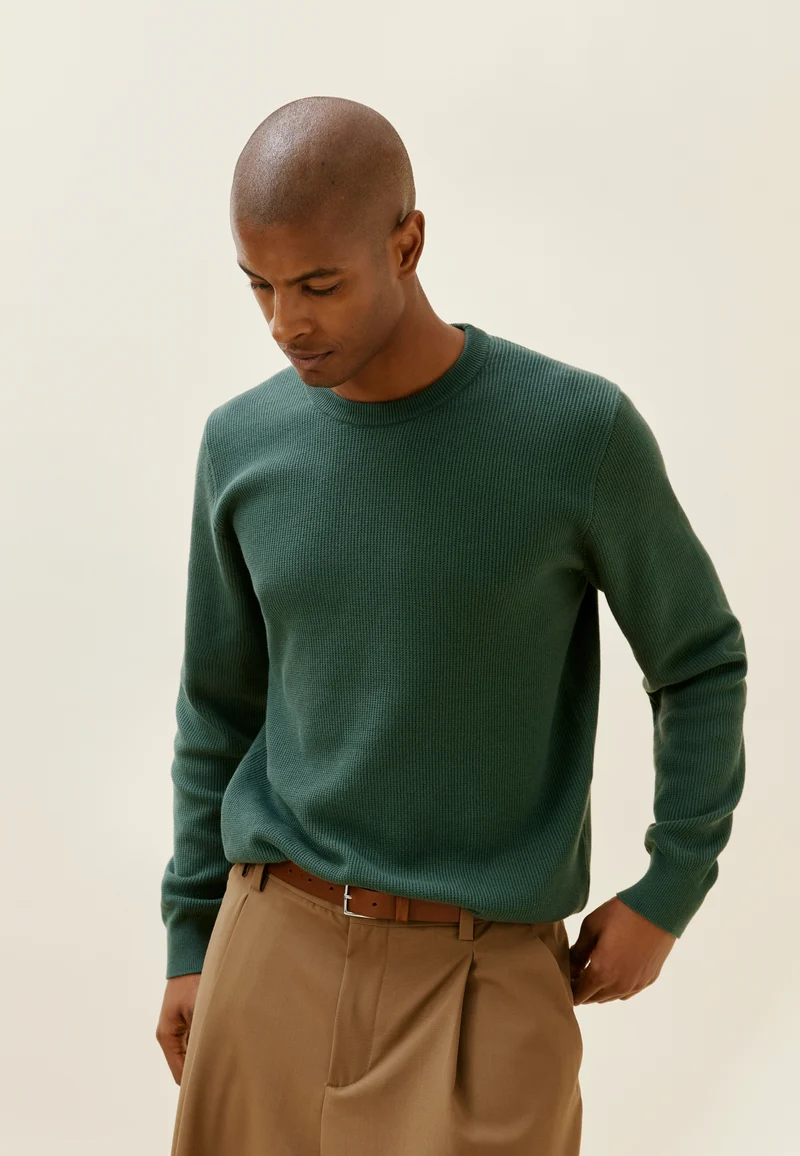 Le pull texturé
