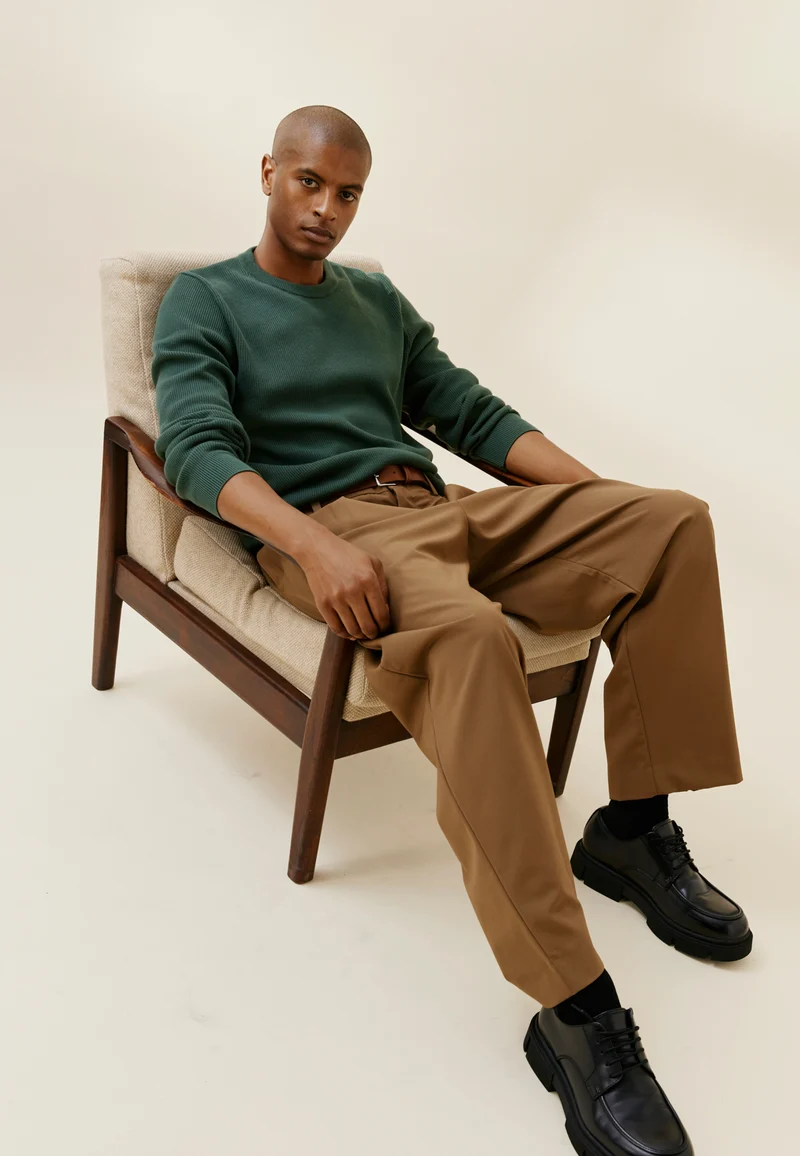 Le pull texturé
