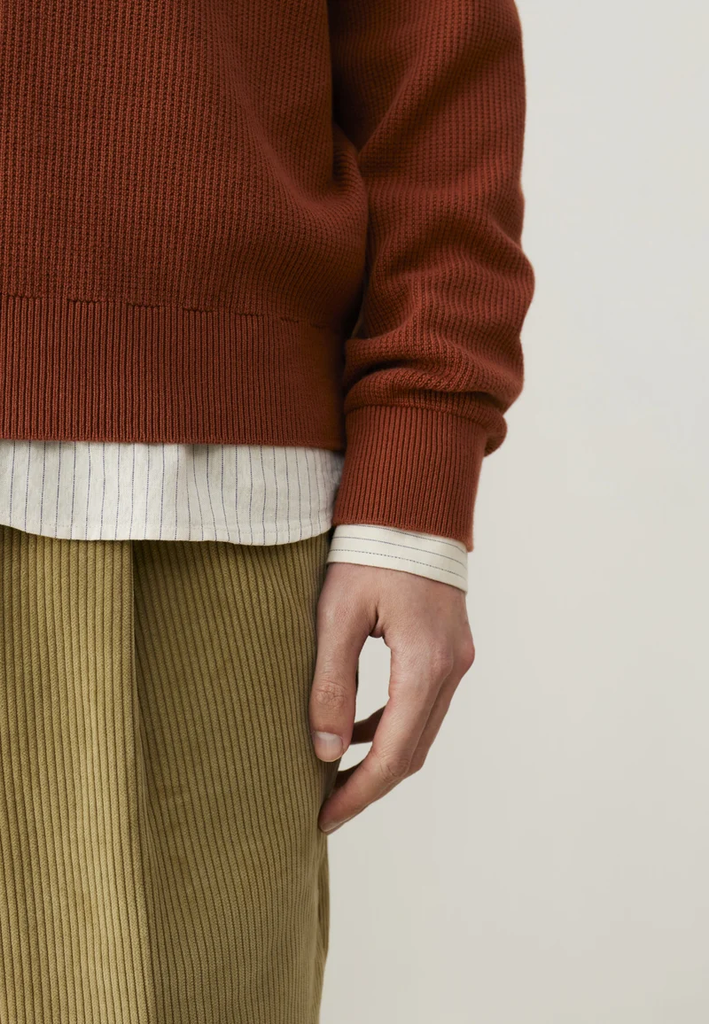 Le pull texturé