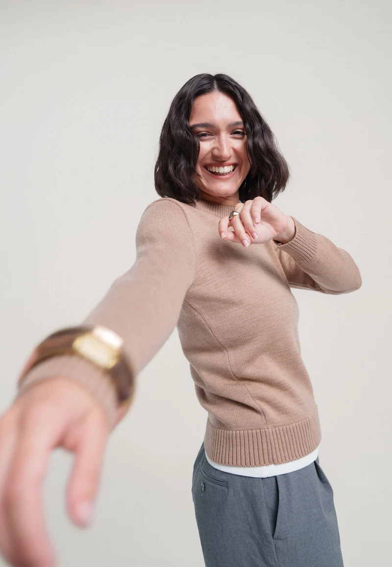 Le pull classique
