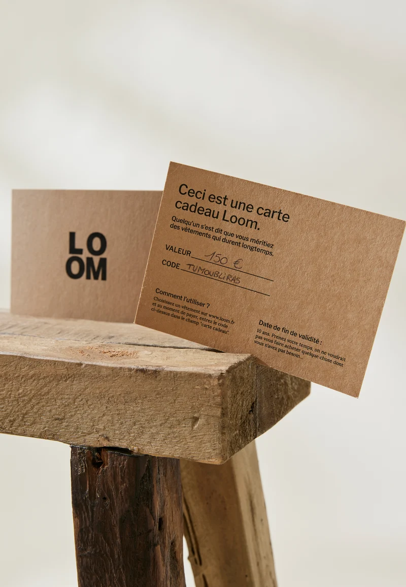 La carte cadeau physique