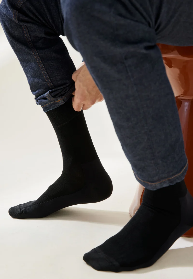 Les chaussettes en coton