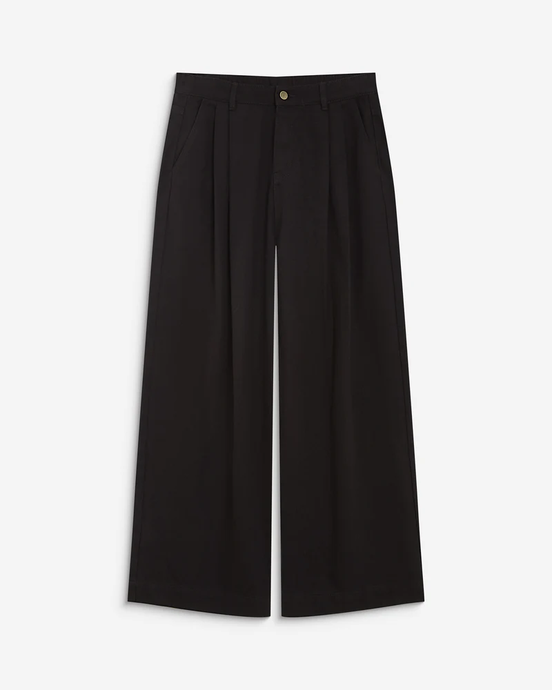Jean baggy taille mi haute chocolat John