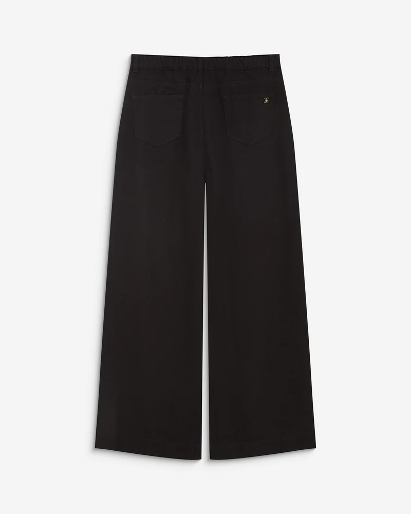 Jean baggy taille mi haute chocolat John