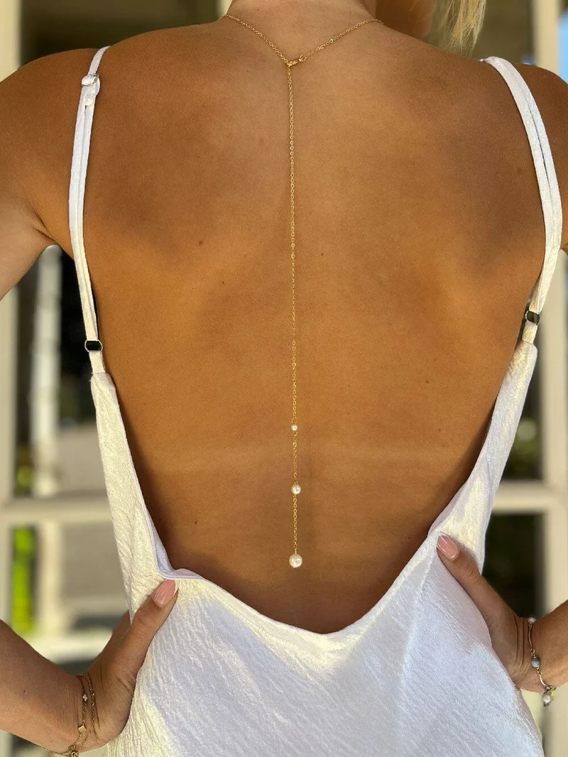 Collier De Dos Perle - Lina