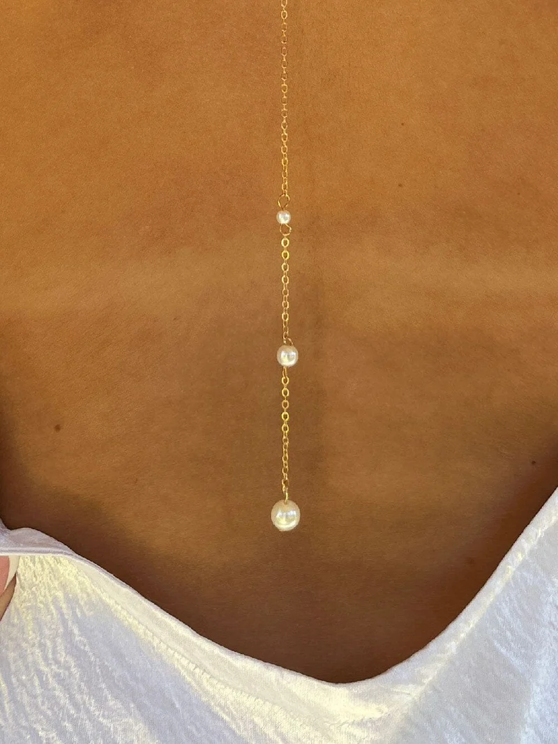Collier De Dos Perle - Lina