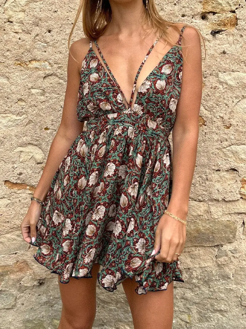 Robe Bohème Fleurie - Nymphea
