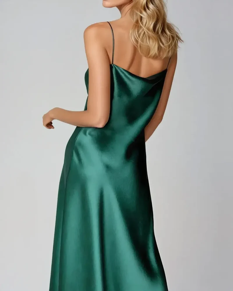 Robe Cocktail En Satin - Victorine