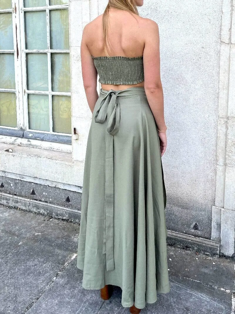 Ensemble Top Jupe Vert - Margot