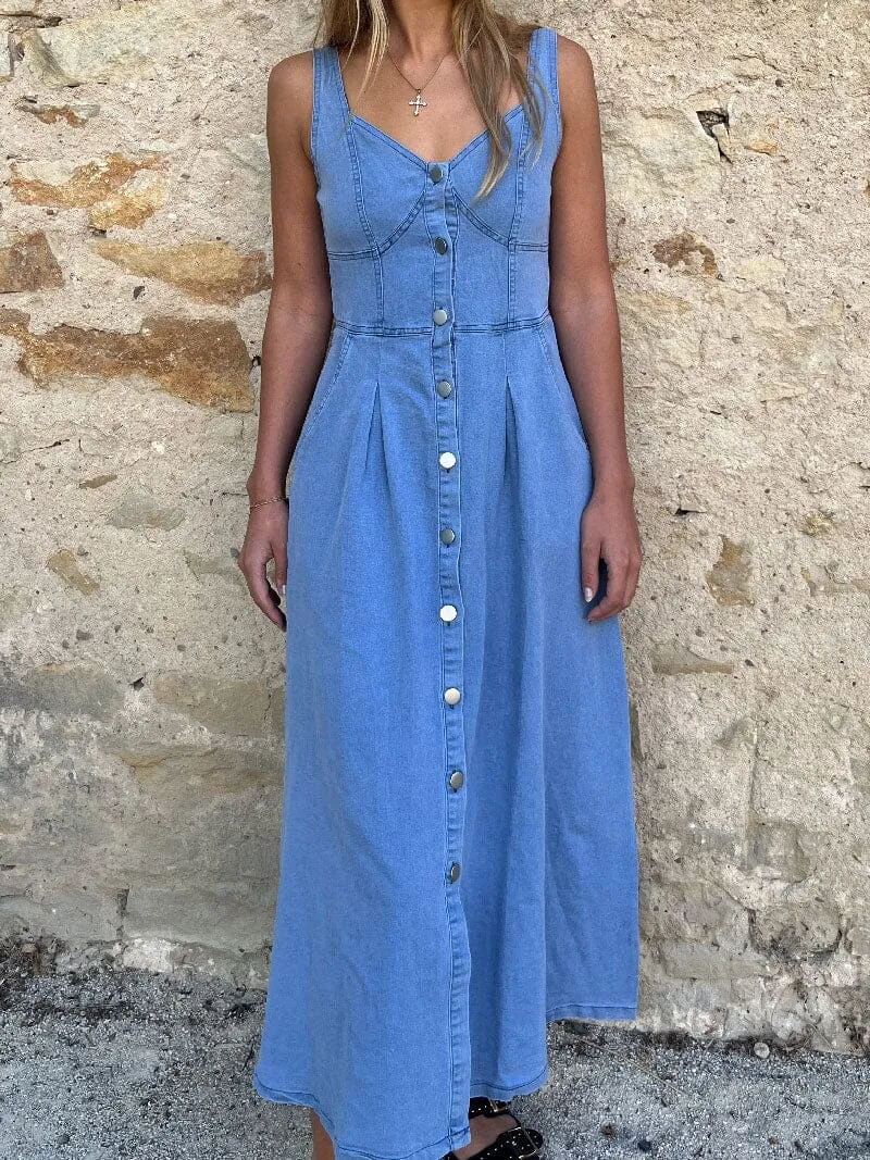 Robe En Jean Longue - Janice