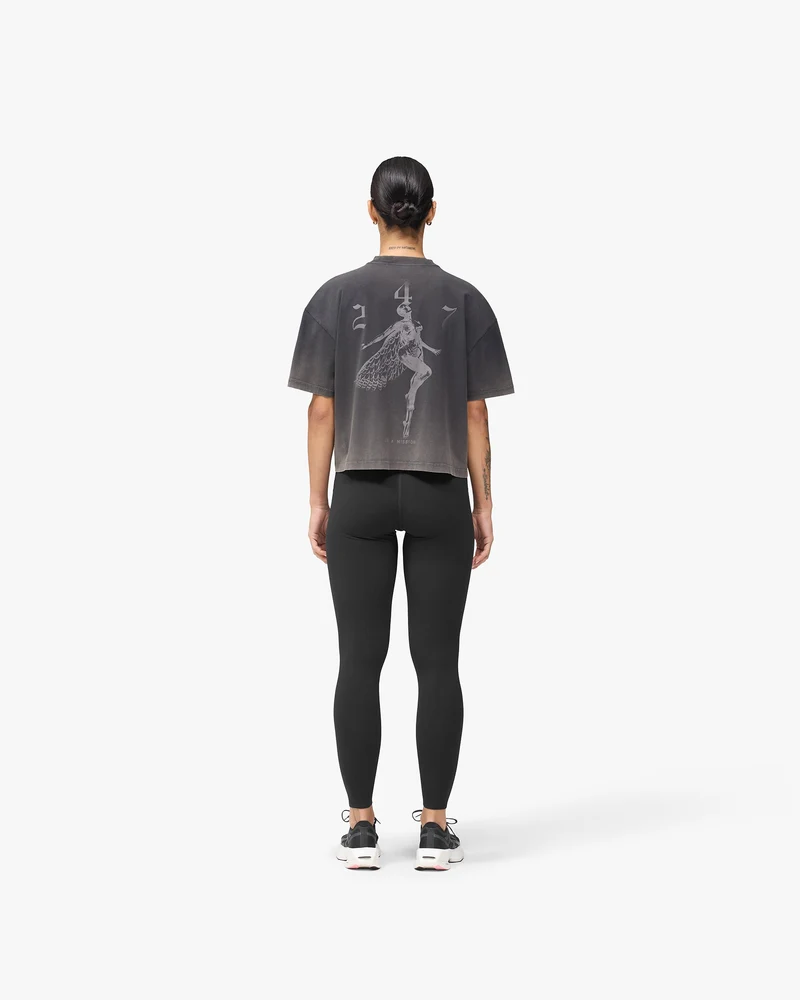 247 On A Mission Legging - Jet Black