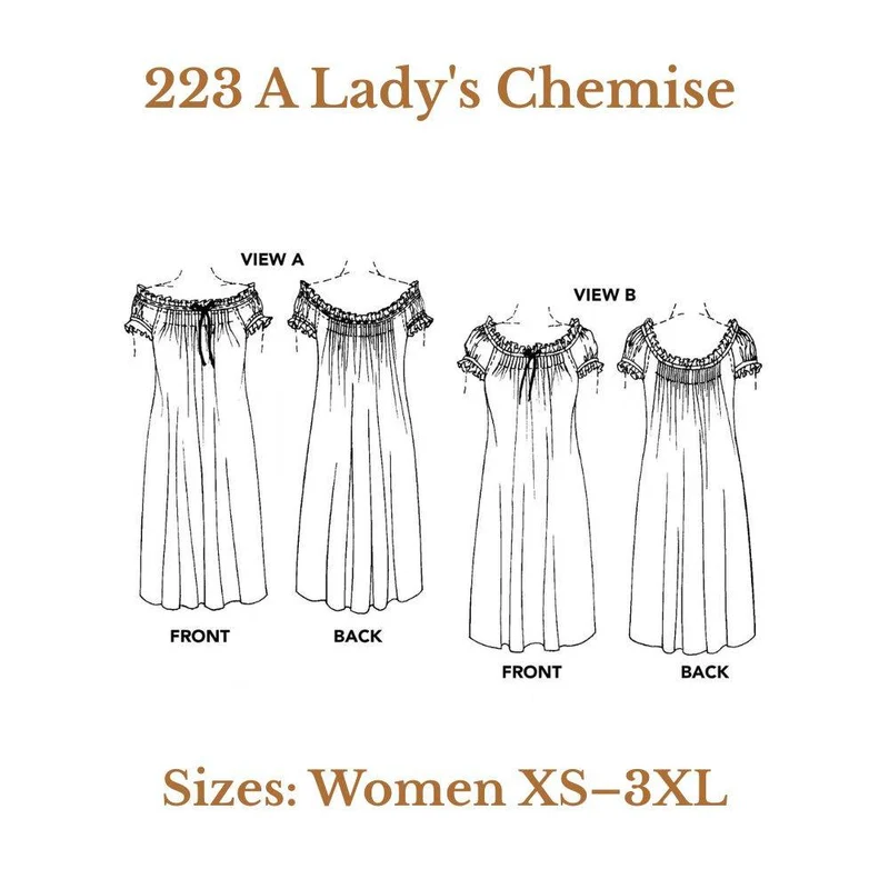 PATRON DE COUTURE PDF | 223 Chemise pour femme | Folkwear